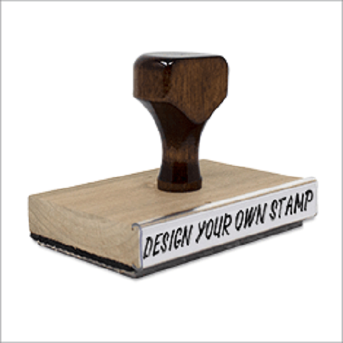 3/4" x 3 1/2" Hand Stamp